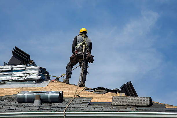 Professional Flat Roof Repair technician working in Naples, ID